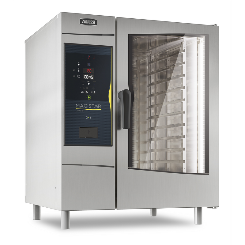 Zanussi 10 GN 1/1 Gas Combi Oven - Digital Control - Boiler Generated Steam