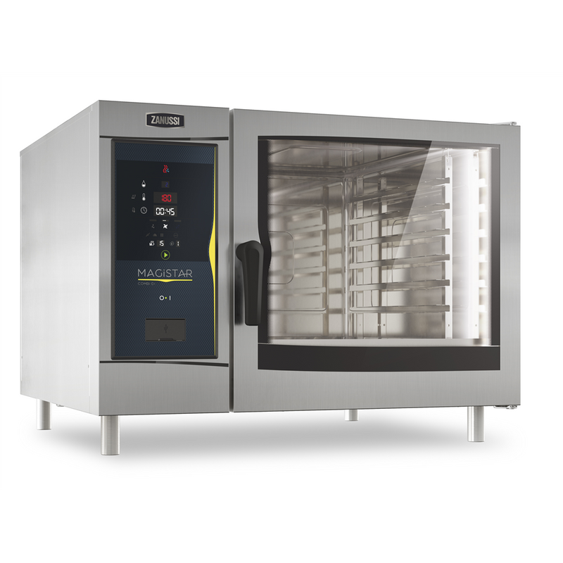 Zanussi 6 GN 2/1 Electric Combi Oven - Digital Control - Direct Injected Steam