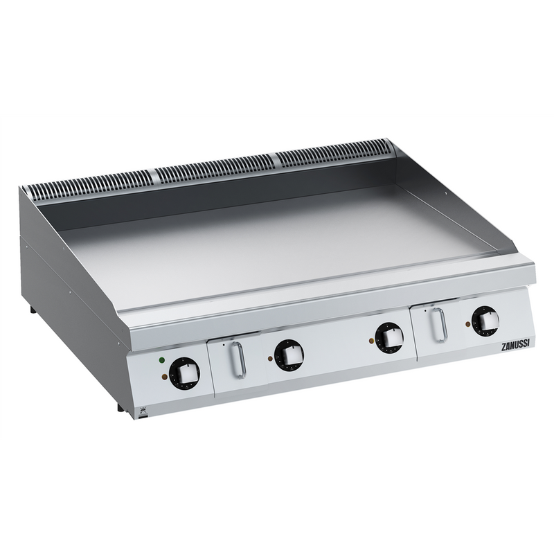 Zanussi Electric 1200mm Smooth Chromium Plate Fry Top - HP