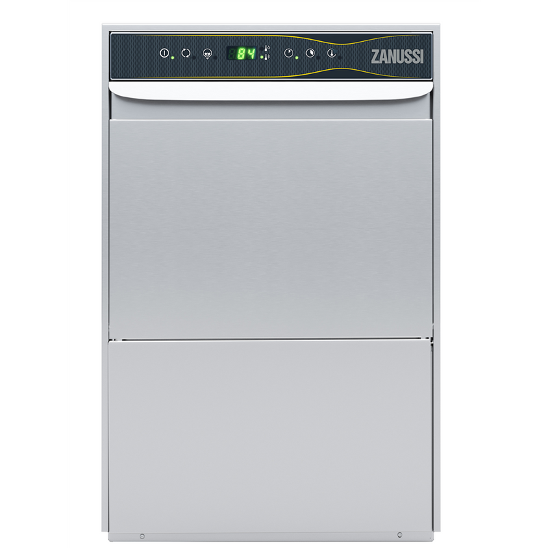 Zanussi Premium Glasswasher with Drain Pump, Detergent Dispenser, Cold Rinse and Double Skin