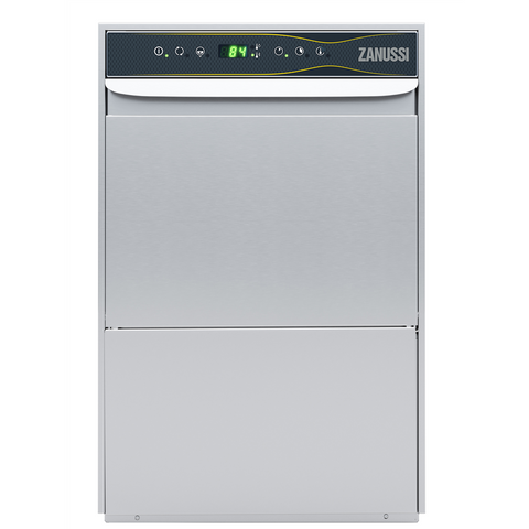 Zanussi Premium Glasswasher with Drain Pump, Detergent Dispenser, Cold Rinse and Double Skin