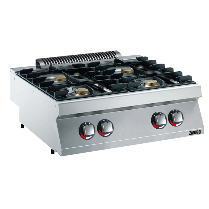 Zanussi Gas 800mm 4 Open Burner Boiling Top