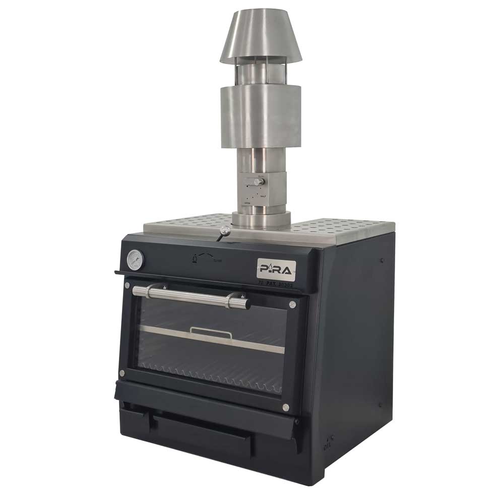 Pira 70 Black AB Charcoal Oven - 450.101