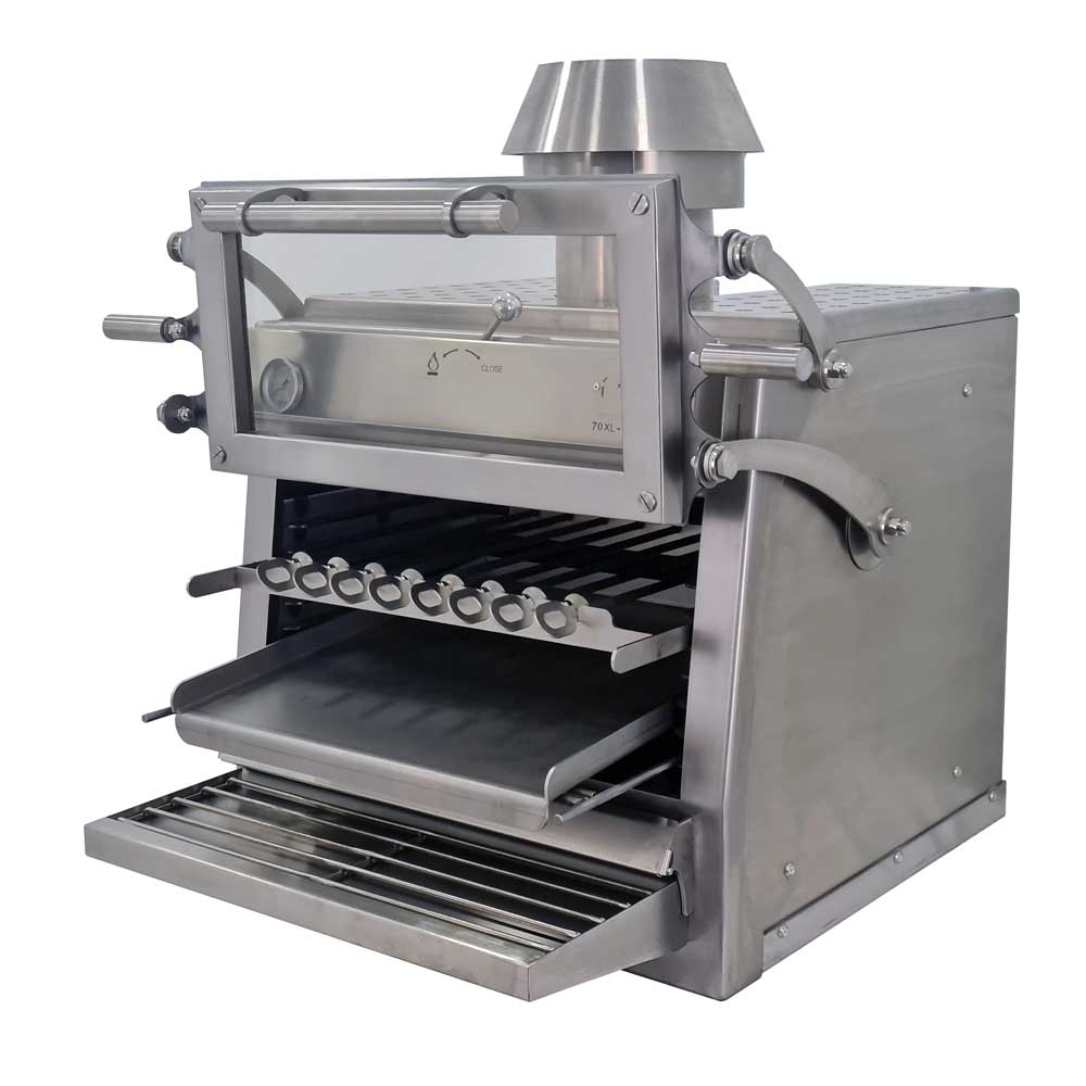 Pira 70 XL Silver ED Charcoal Oven - 480.107