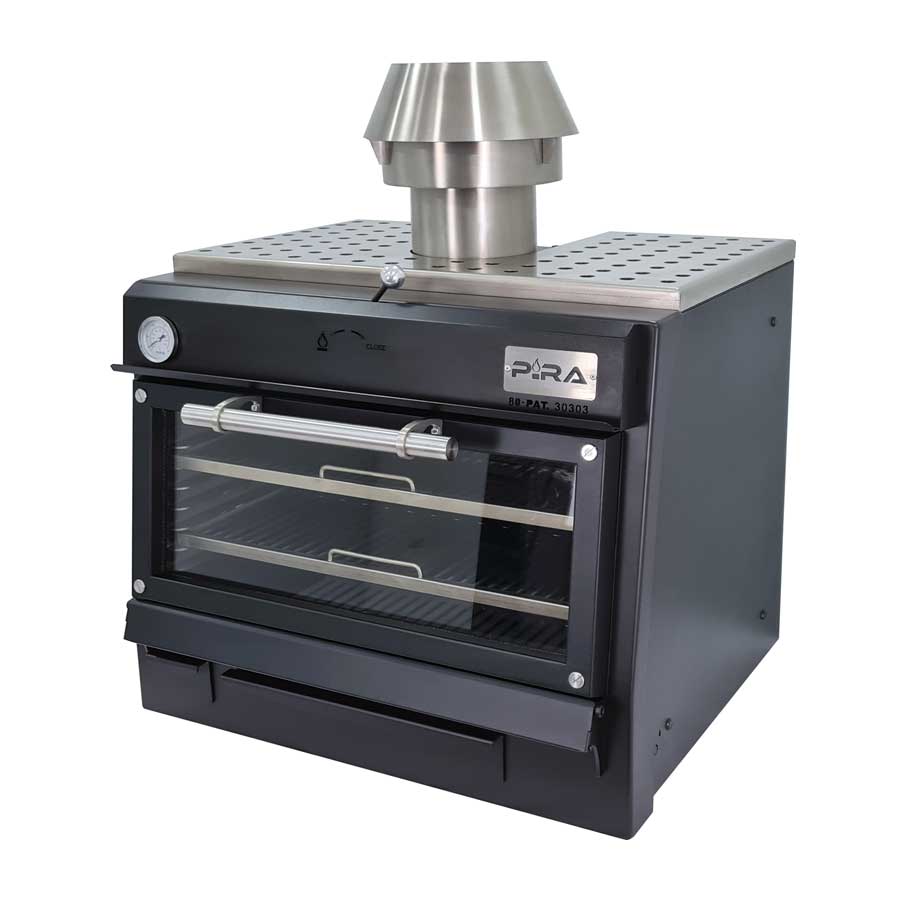 Pira 80 Black AB Charcoal Oven - 490.101