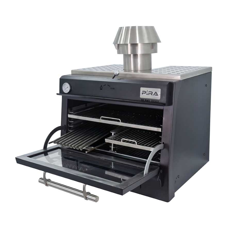 Pira 80 Black AB Charcoal Oven - 490.101