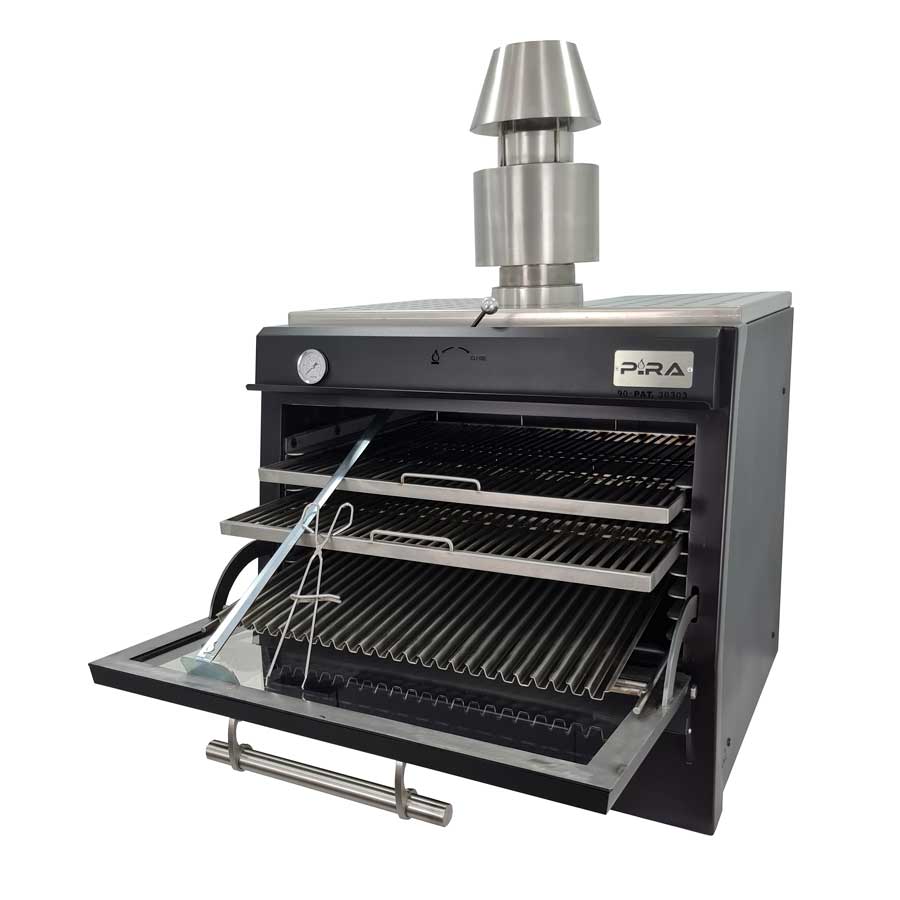 Pira 90 Black AB Charcoal Oven - 500.101