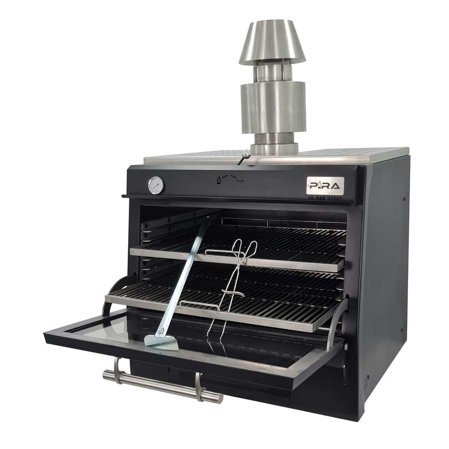 Pira 90 Black AB Charcoal Oven - 500.101