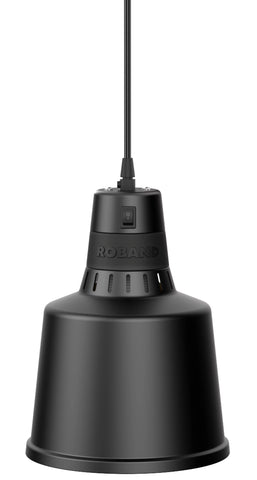 Roband Pendant Heat Lamp - Fixed - 200 Series Black - PF20BK