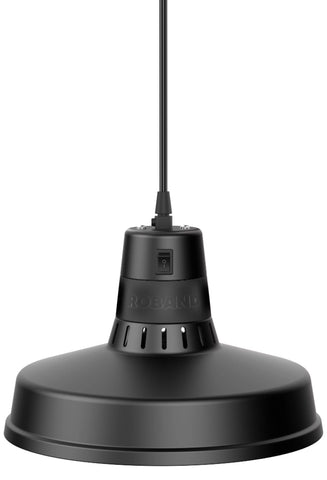 Roband Pendant Heat Lamp - Fixed - 300 Series Black - PF30BK