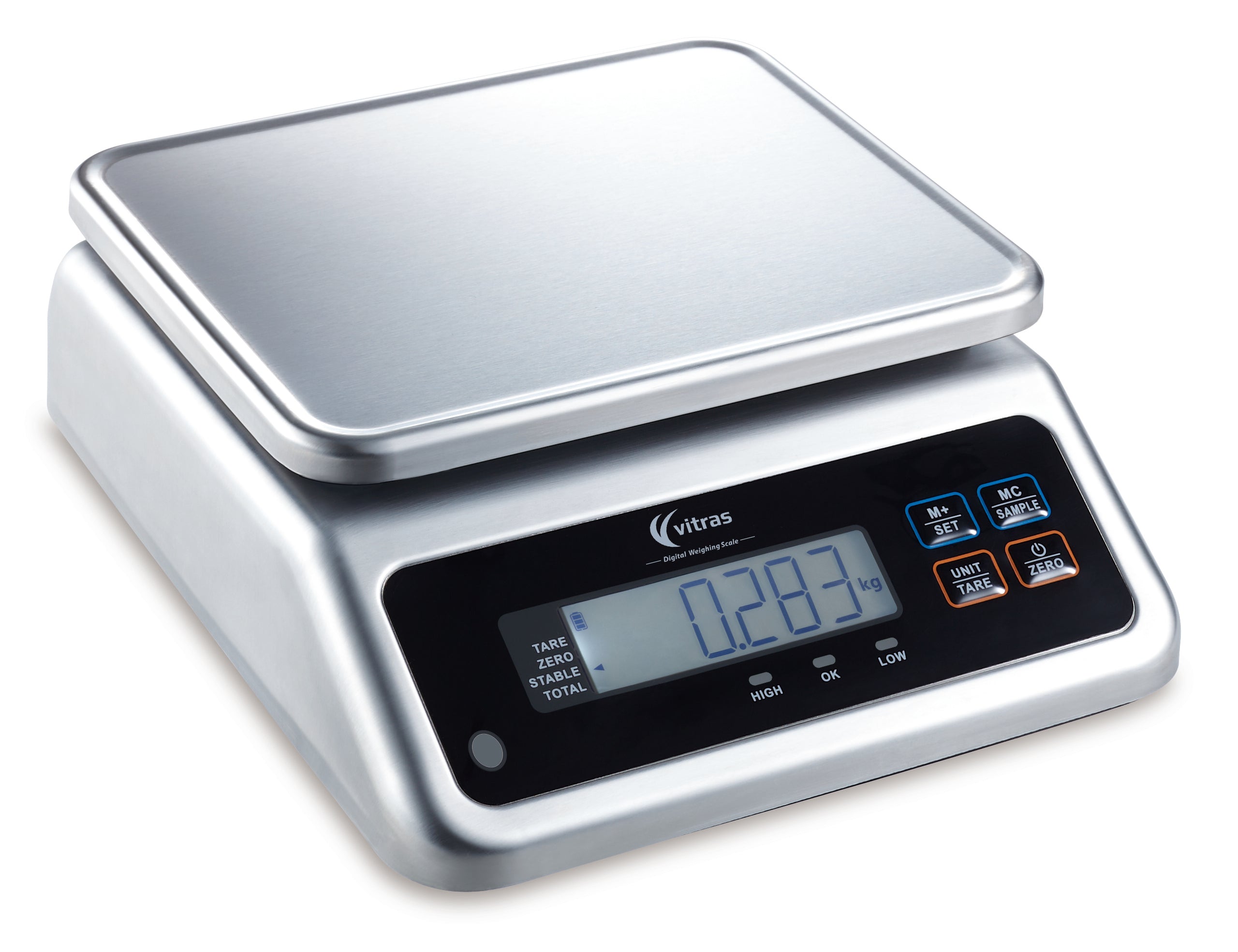 Vitras Dual Display 30kg Waterproof Portion Scale - PSC9502