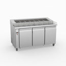 Thermaster Three Door Deluxe Pizza Prep Bench PWB150