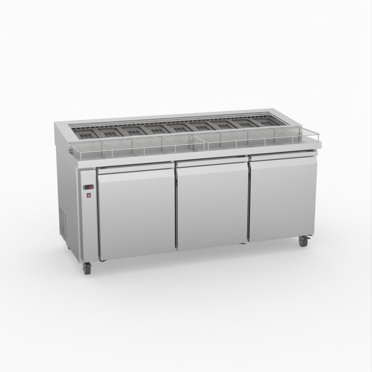 Thermaster Three Door Deluxe Pizza Prep Bench PWB180
