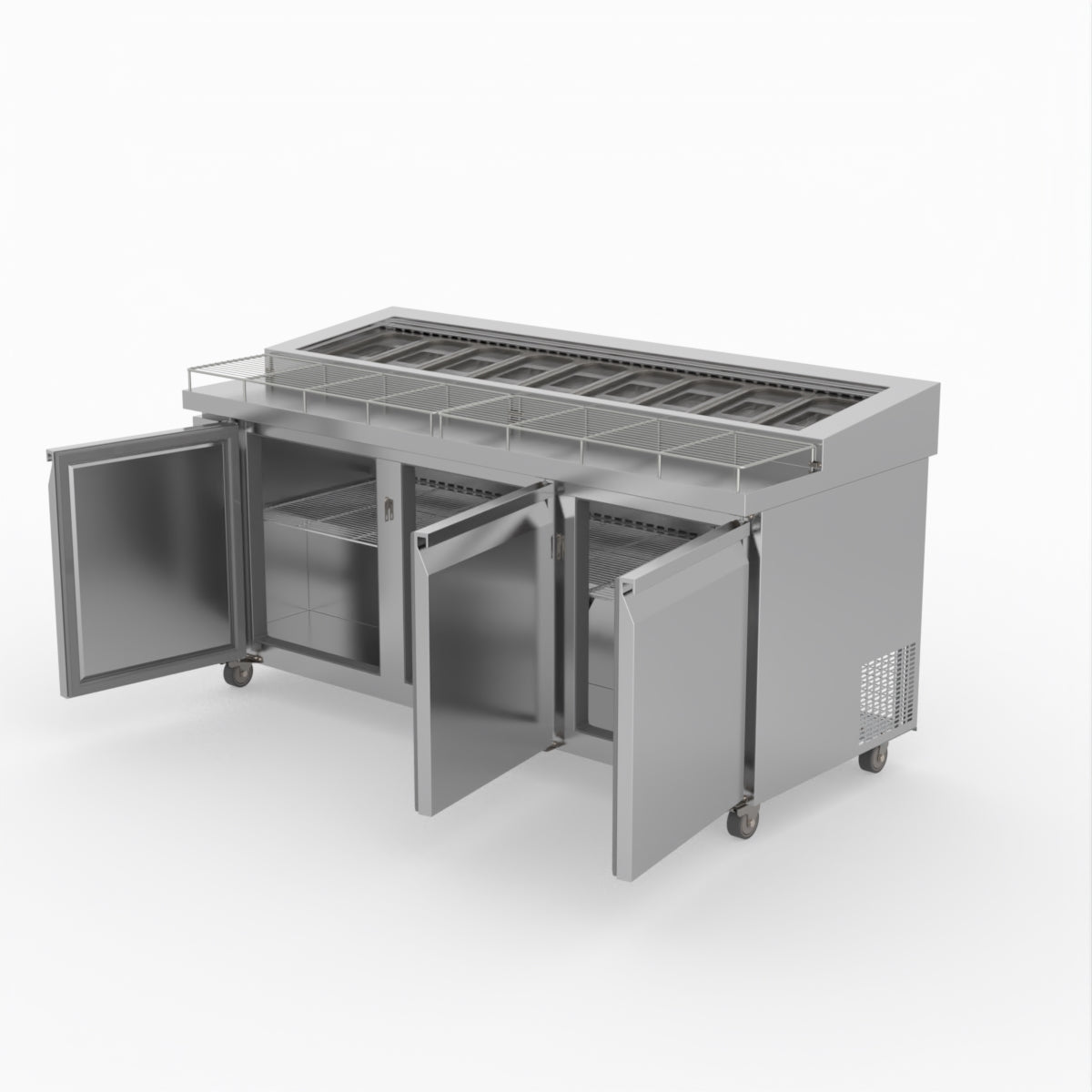 Thermaster Three Door Deluxe Pizza Prep Bench PWB180