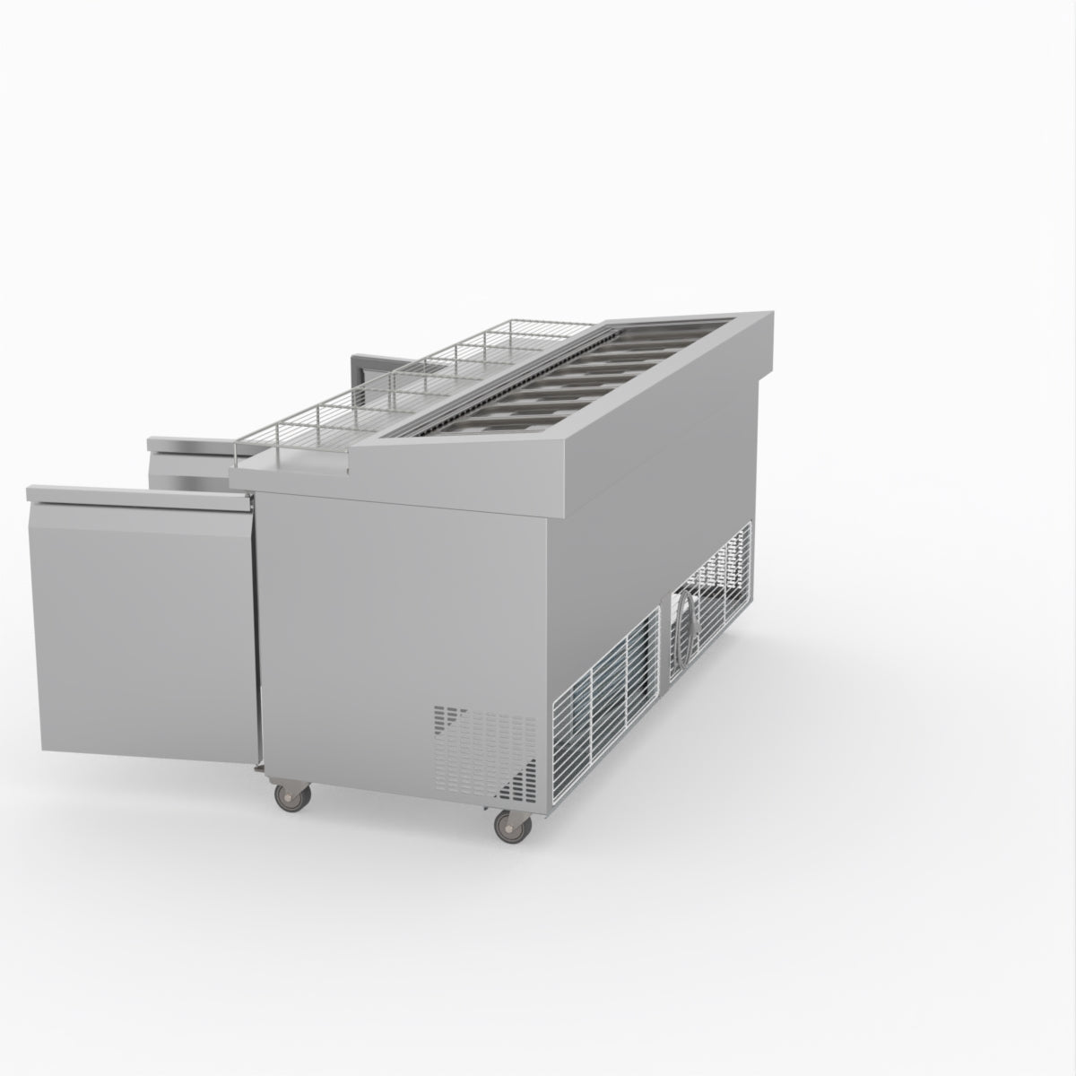 Thermaster Three Door Deluxe Pizza Prep Bench PWB180