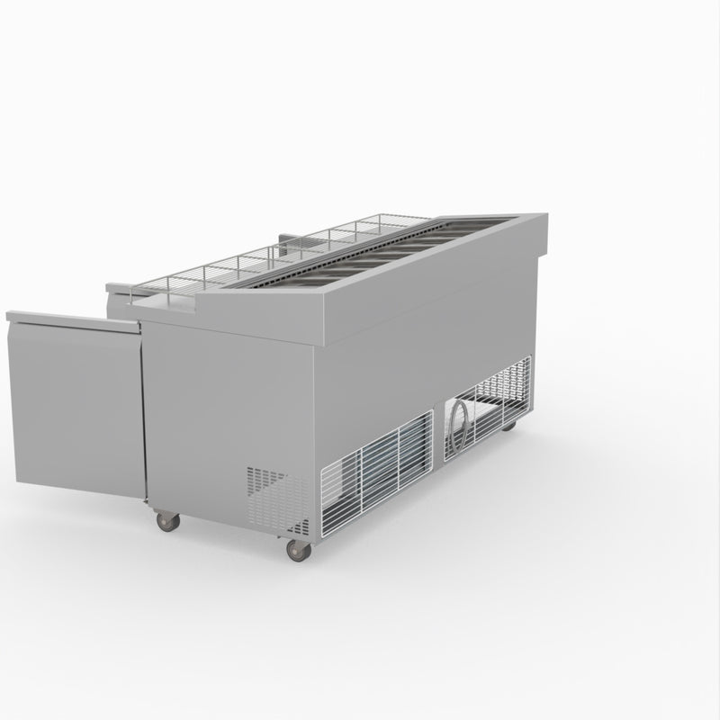 Thermaster Three Door Deluxe Pizza Prep Bench PWB180