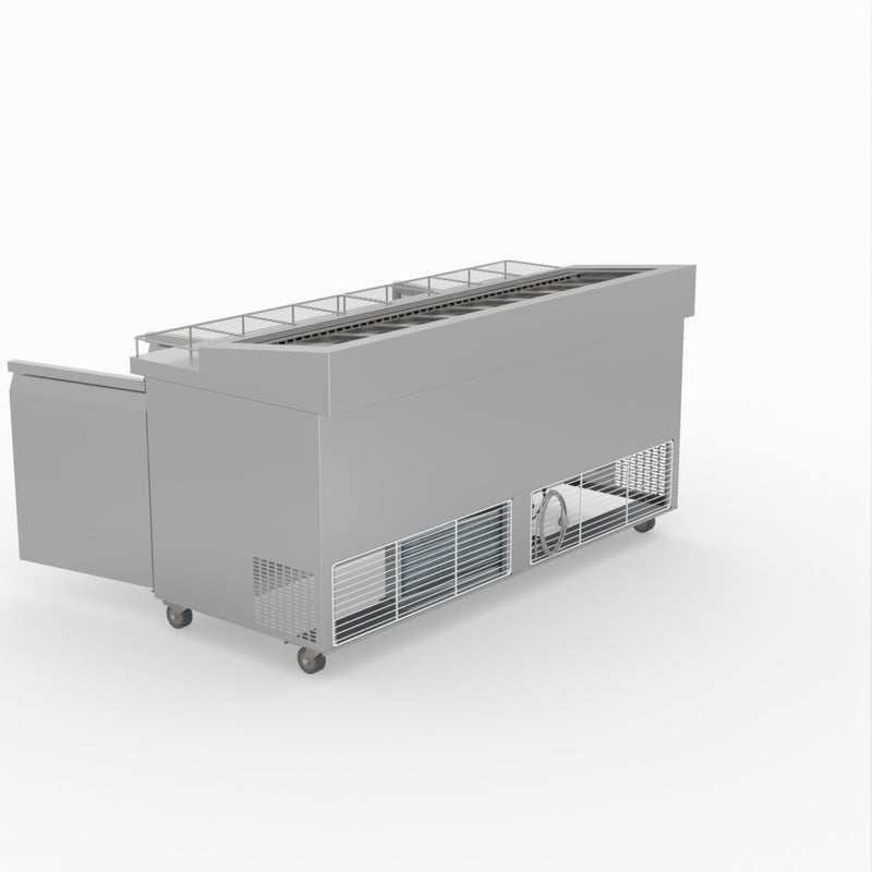 Thermaster Three Door Deluxe Pizza Prep Bench PWB180