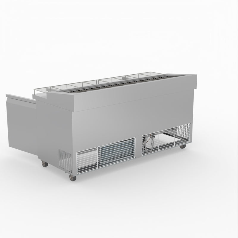 Thermaster Three Door Deluxe Pizza Prep Bench PWB180