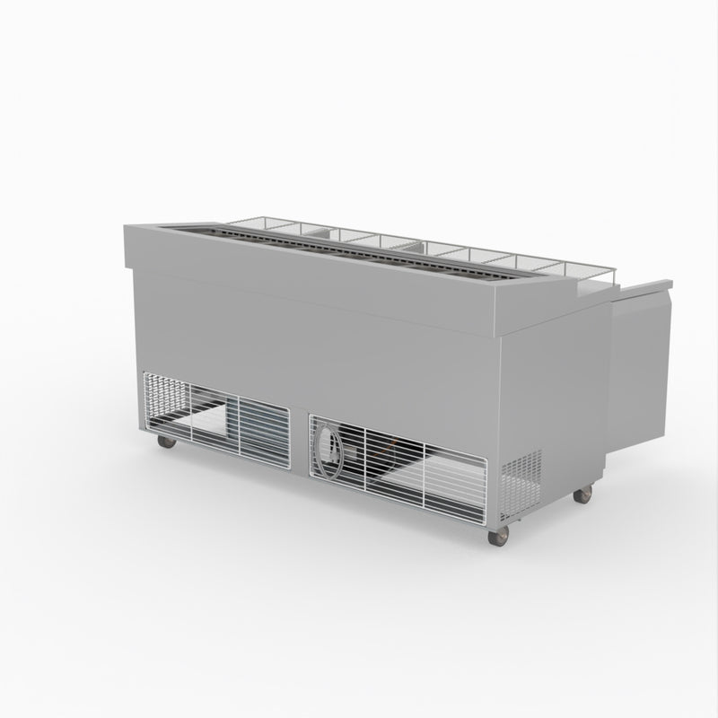 Thermaster Three Door Deluxe Pizza Prep Bench PWB180