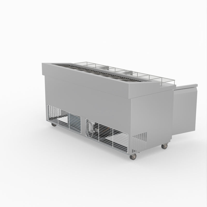 Thermaster Three Door Deluxe Pizza Prep Bench PWB180