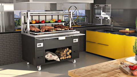 Scheer Parrilla 695 Charcoal & Wood Parrilla Grill - 1200mm Width - P695