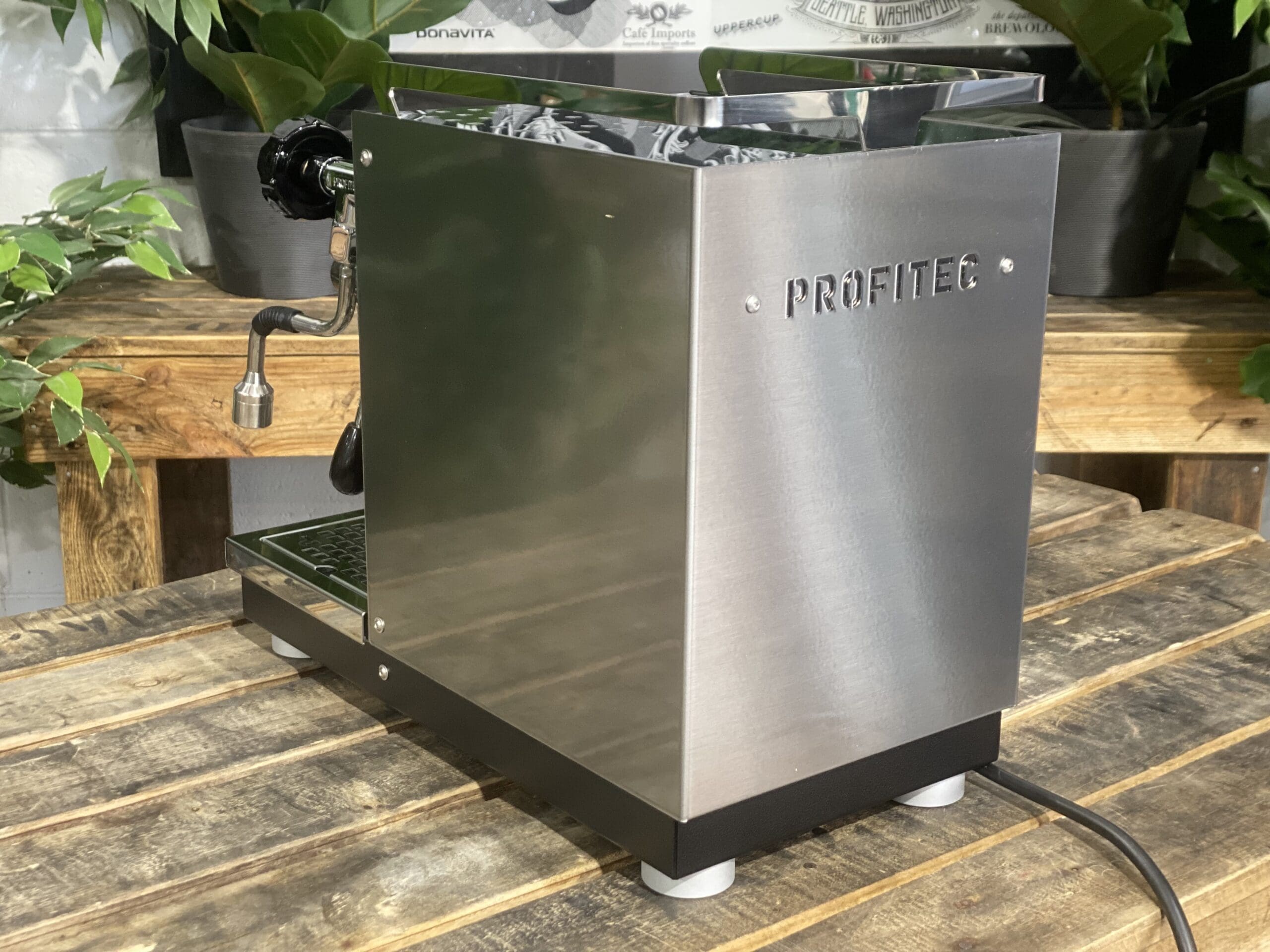 Profitec Pro 400 Twist Taps - 1 Group Commercial Espresso Machine - Yellow