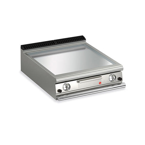 Baron Gas Fry Top 700Mm Depth With Smooth Chrome Plate And Thermostat Control