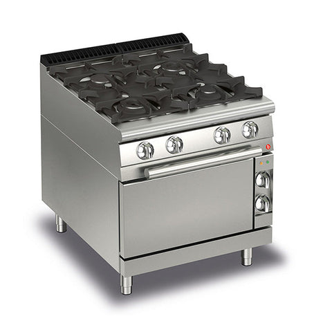 Baron Gas Cook Top With Gas Oven - 700Mm Depth
