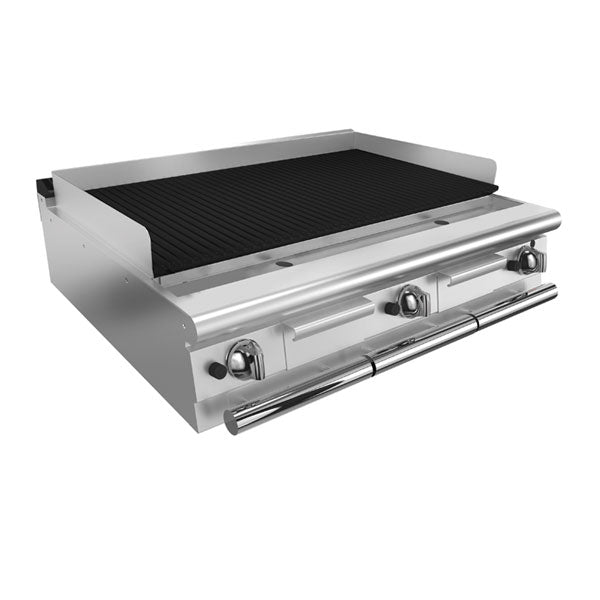 Baron Queen 7 Series Gas Lava Rock Chargrill