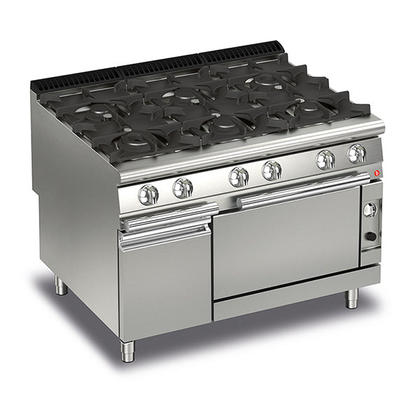 Baron 6 Burner Gas Cook Top With Gas Oven Q90PCF/G1205