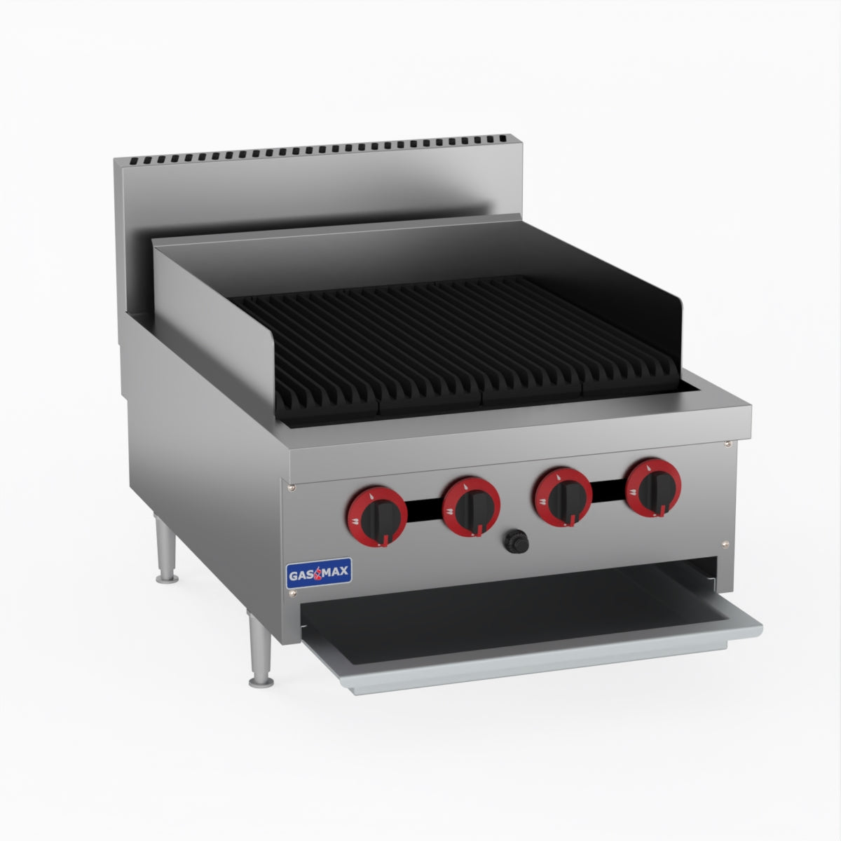 GasMax Natural Gas 4 Burner Char Grill Top QR-24E