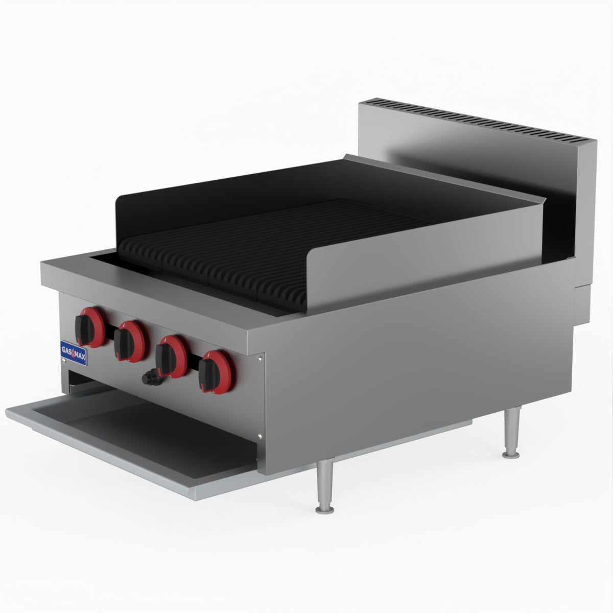 GasMax Natural Gas 4 Burner Char Grill Top QR-24E