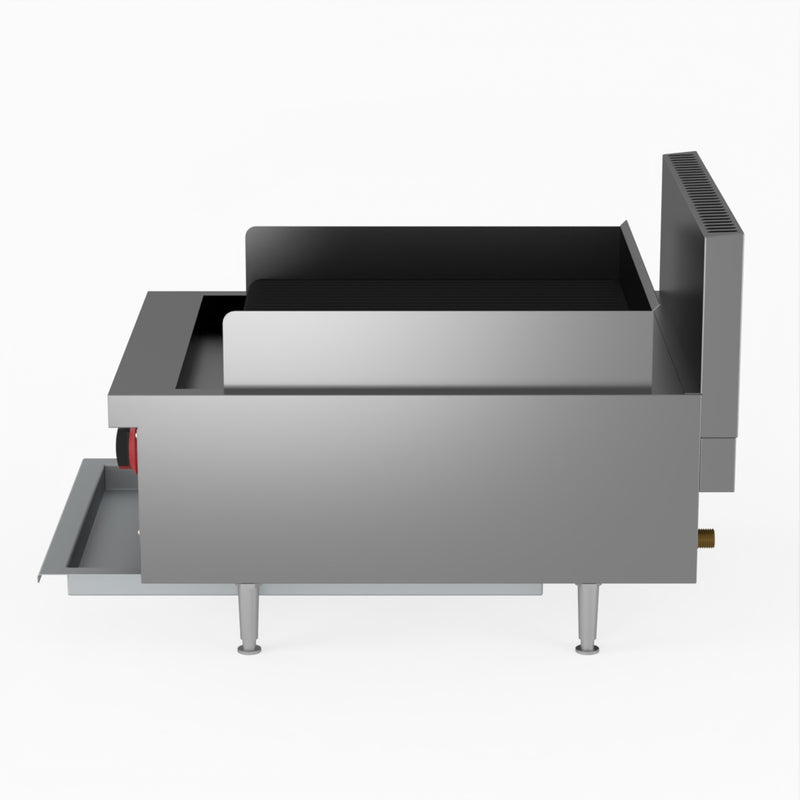 GasMax Natural Gas 4 Burner Char Grill Top QR-24E