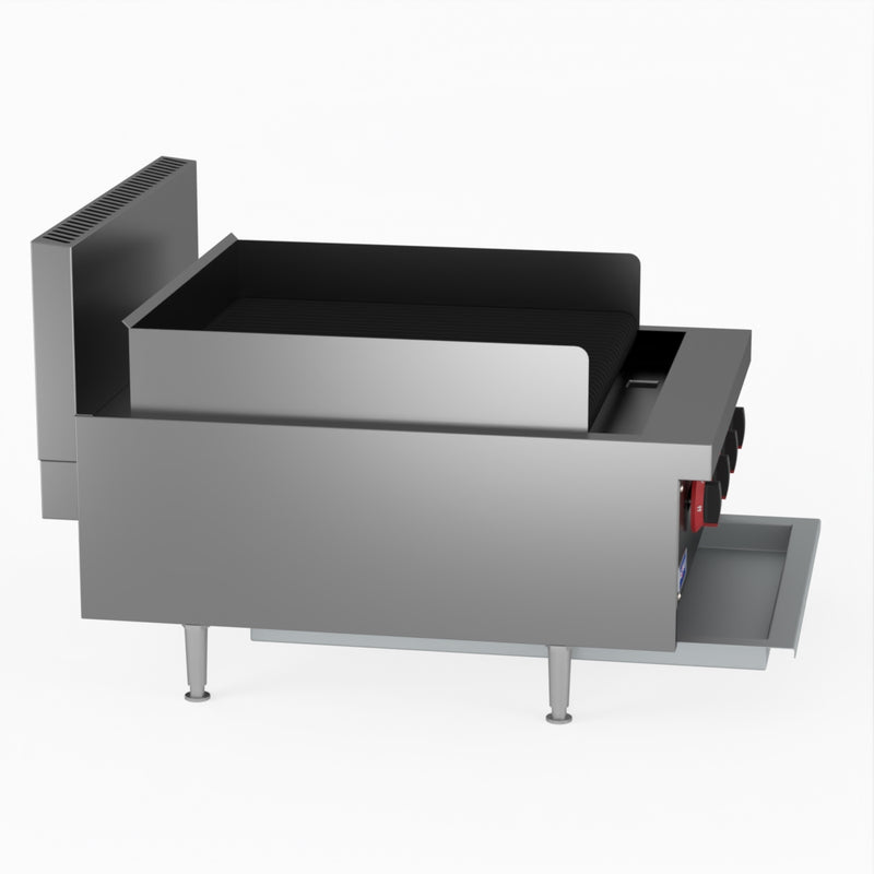 GasMax Natural Gas 4 Burner Char Grill Top QR-24E