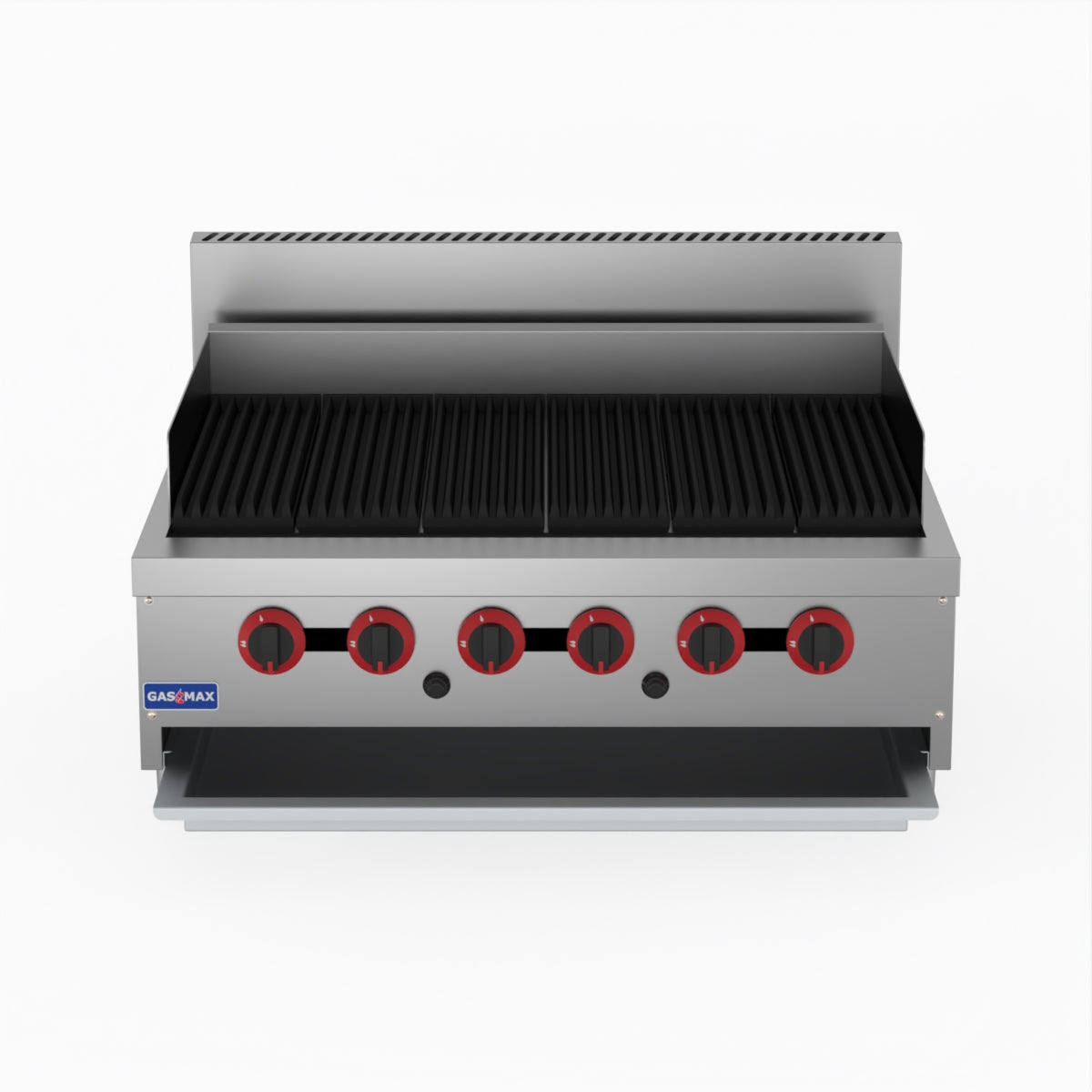 GasMax QR-36E 6 Burner Char Grill Top