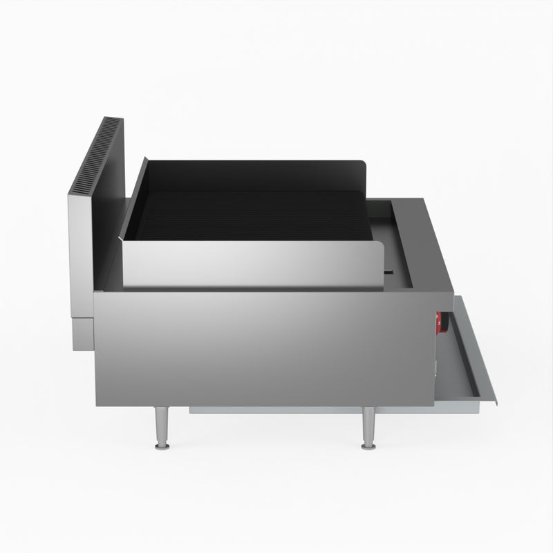 GasMax QR-36E 6 Burner Char Grill Top