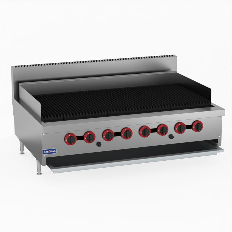 GasMax QR-48E 8 Burner Char Grill Top