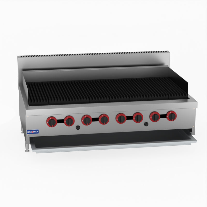 GasMax Natural Gas 8 Burner Char Grill Top QR-48ELPG