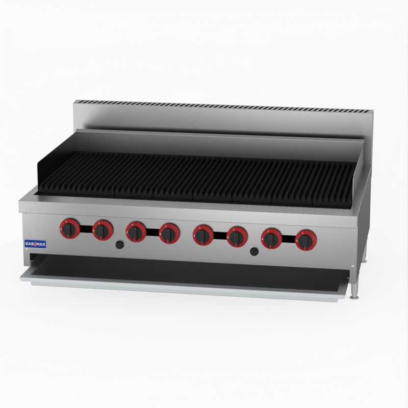 GasMax QR-48E 8 Burner Char Grill Top