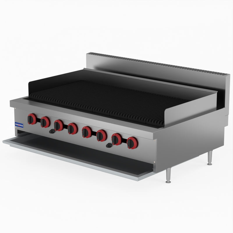 GasMax Natural Gas 8 Burner Char Grill Top QR-48ELPG