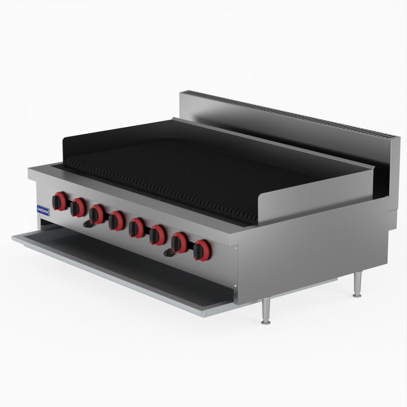 GasMax QR-48E 8 Burner Char Grill Top