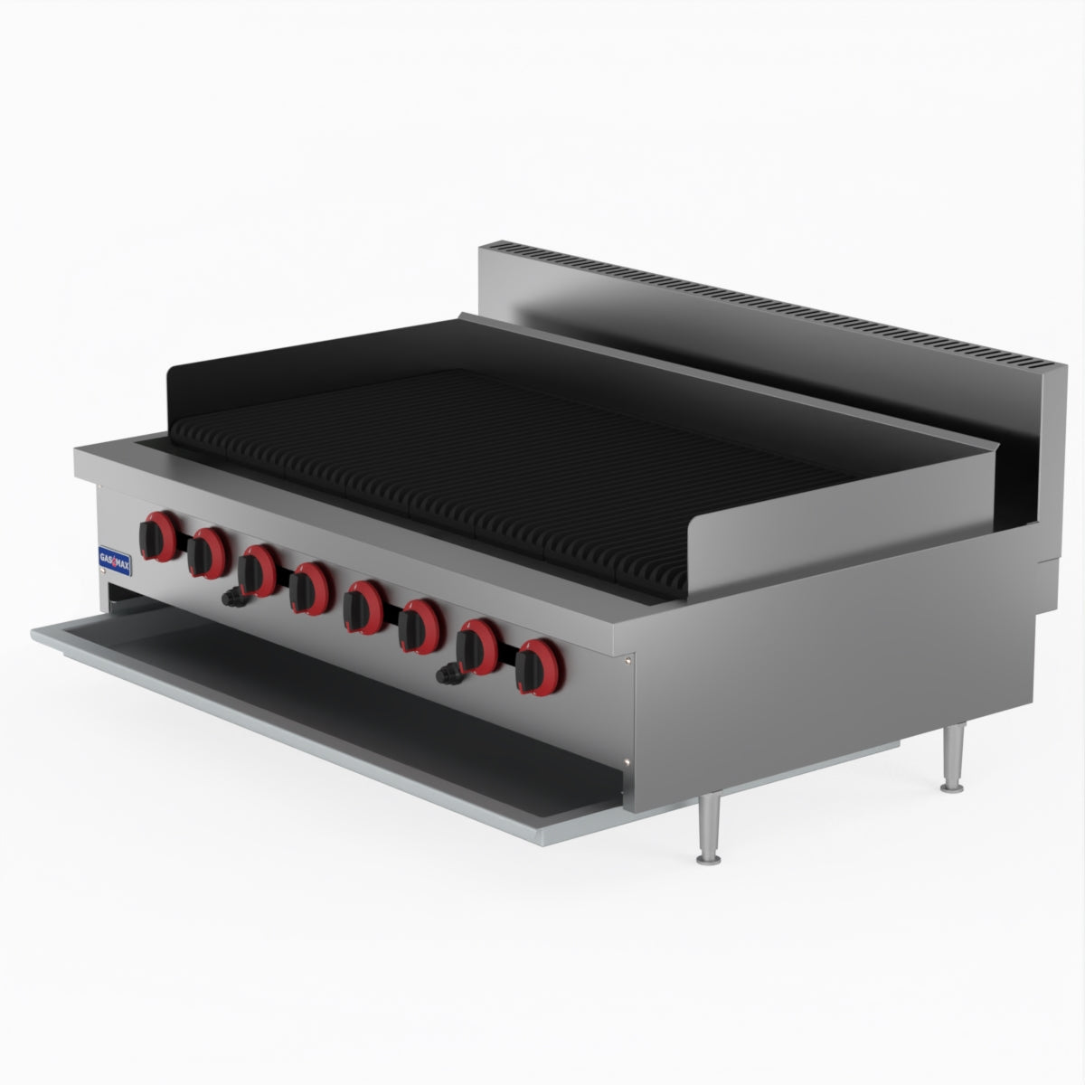 GasMax Natural Gas 8 Burner Char Grill Top QR-48ELPG