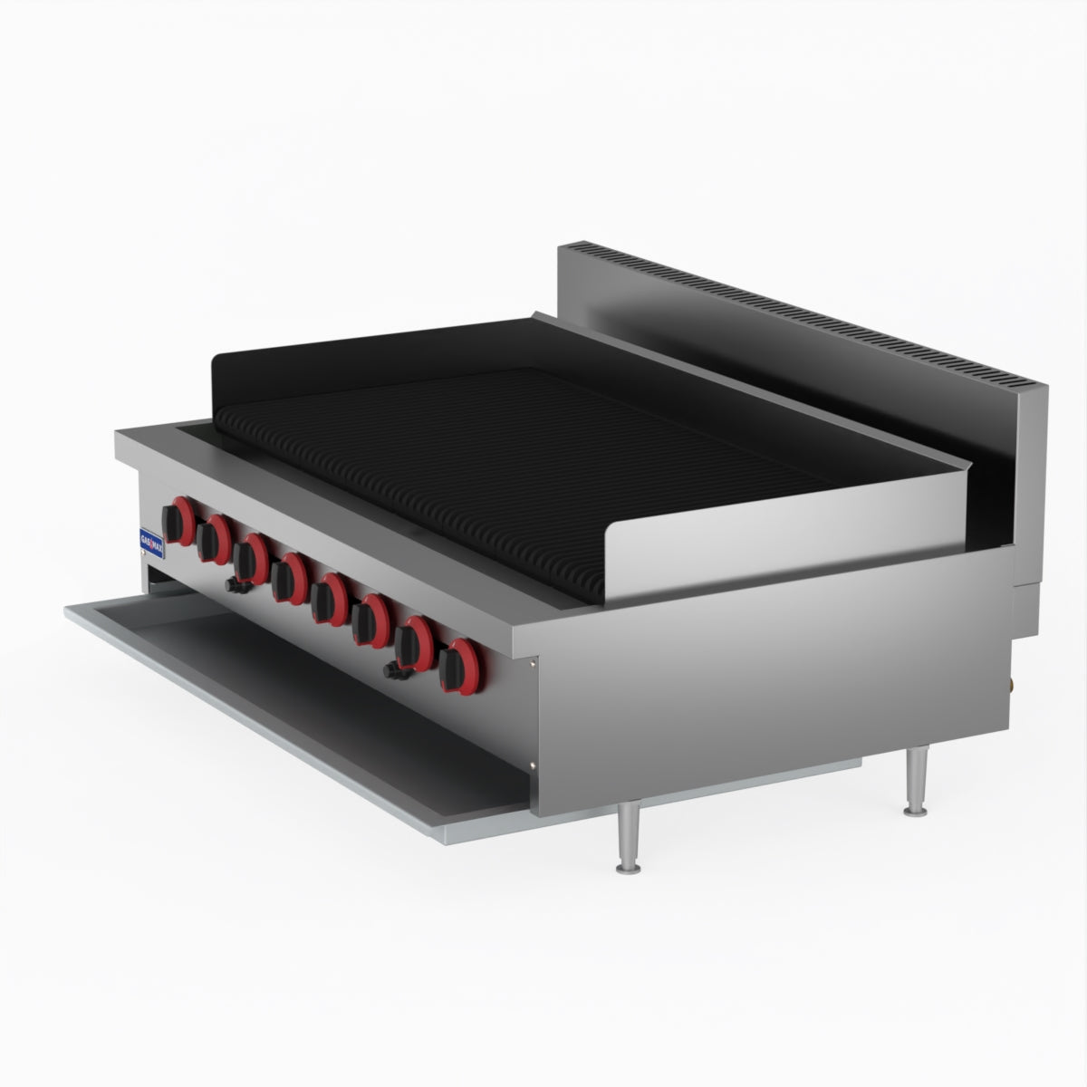 GasMax QR-48E 8 Burner Char Grill Top