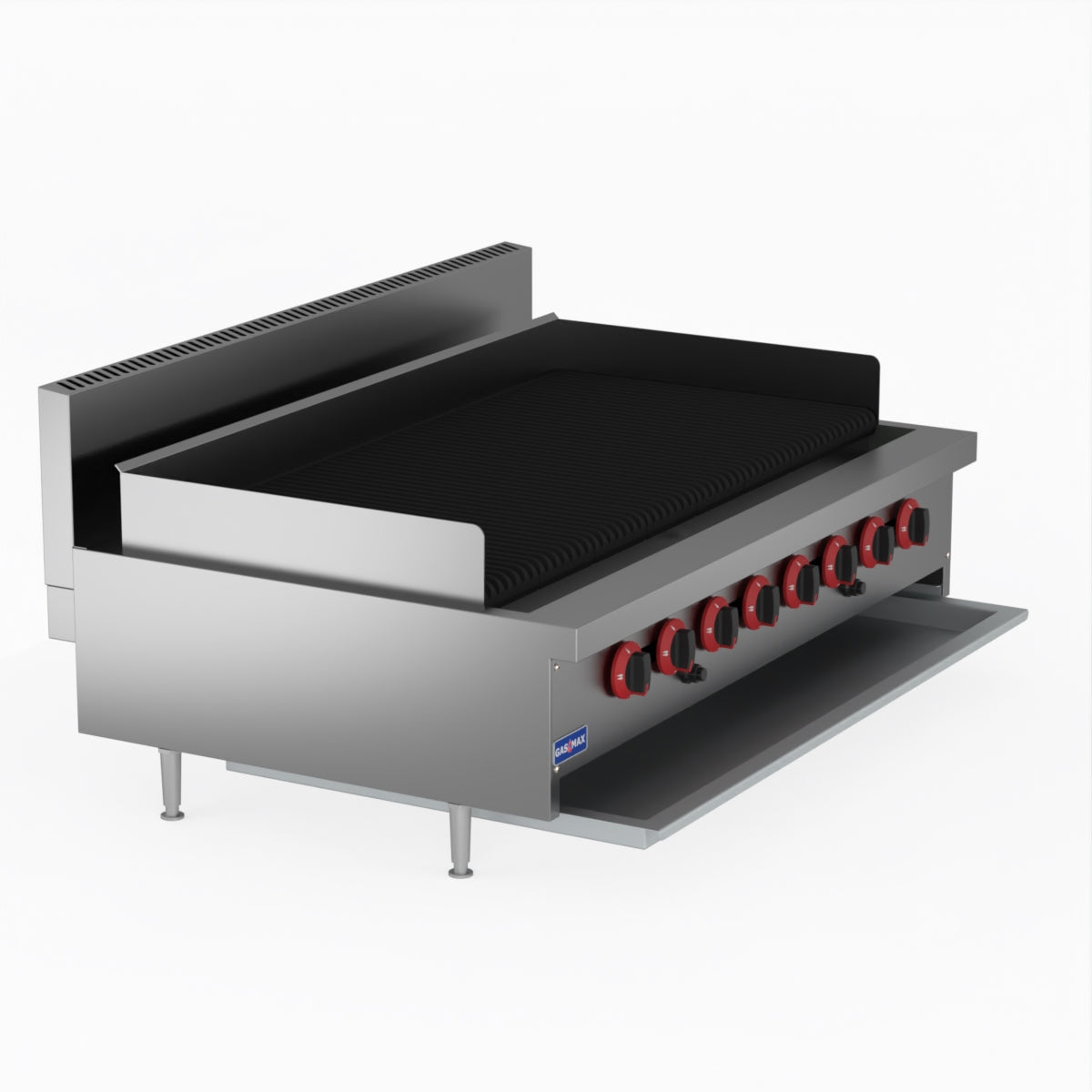 GasMax QR-48E 8 Burner Char Grill Top