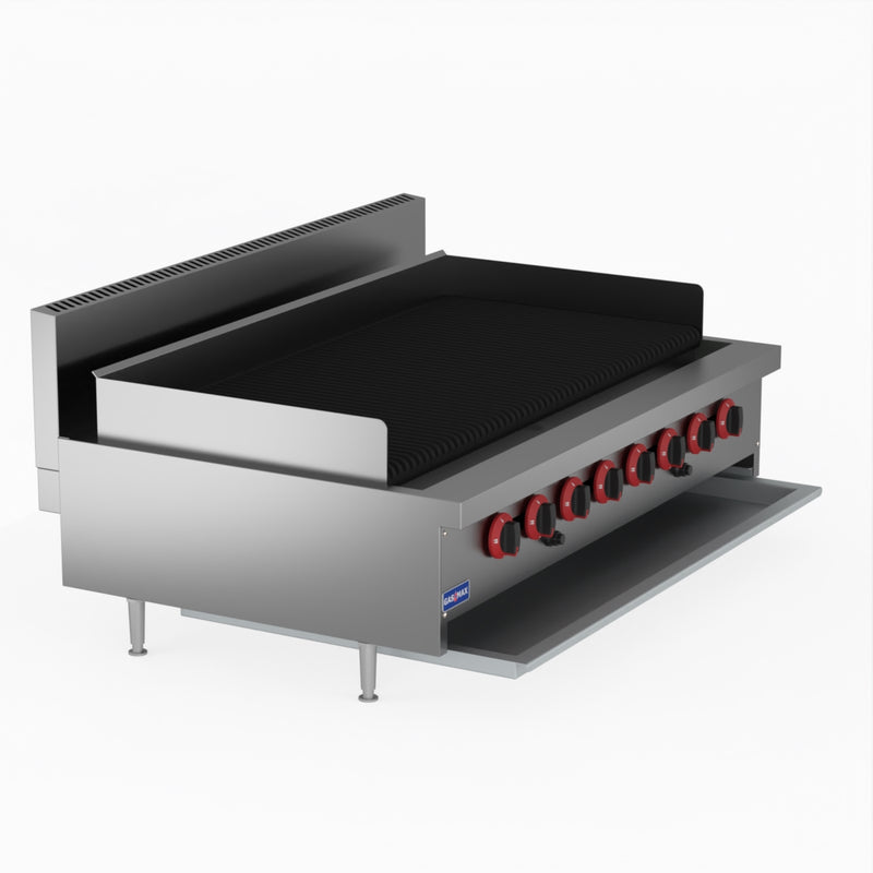 GasMax QR-48E 8 Burner Char Grill Top