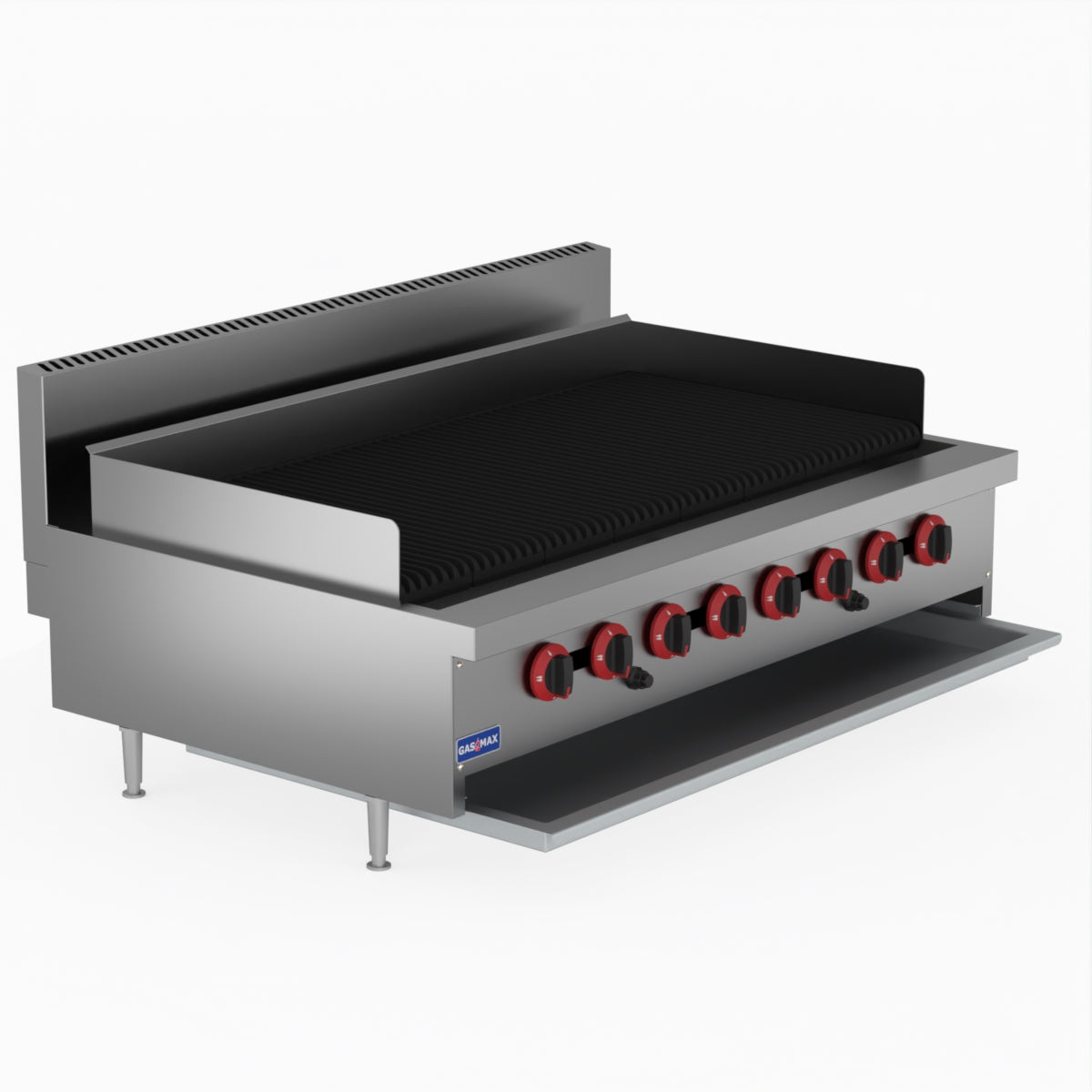 GasMax QR-48E 8 Burner Char Grill Top