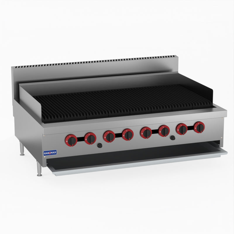 GasMax QR-48E 8 Burner Char Grill Top