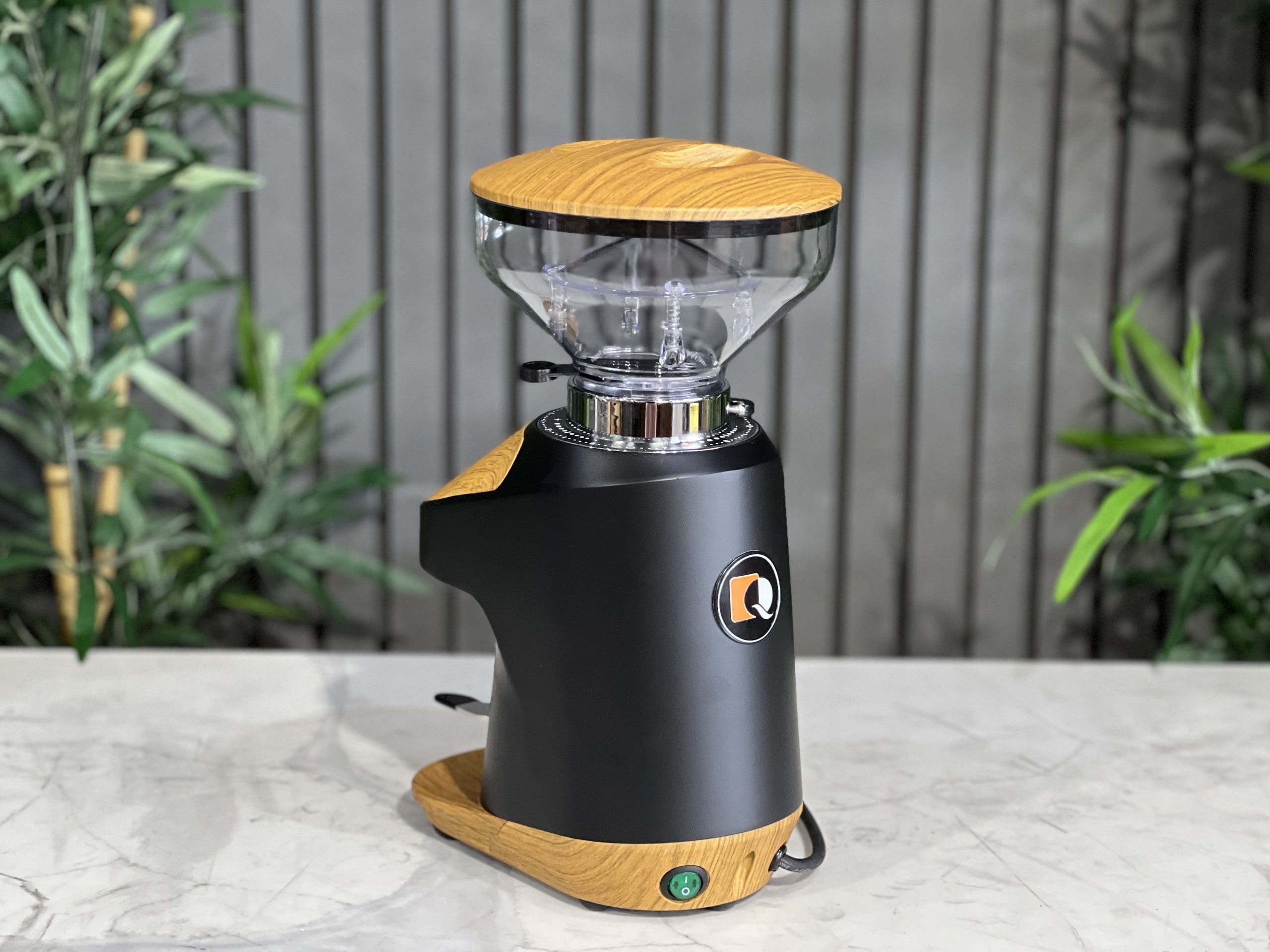 Quamar Nemo-Q Black - Coffee Grinder - Timber