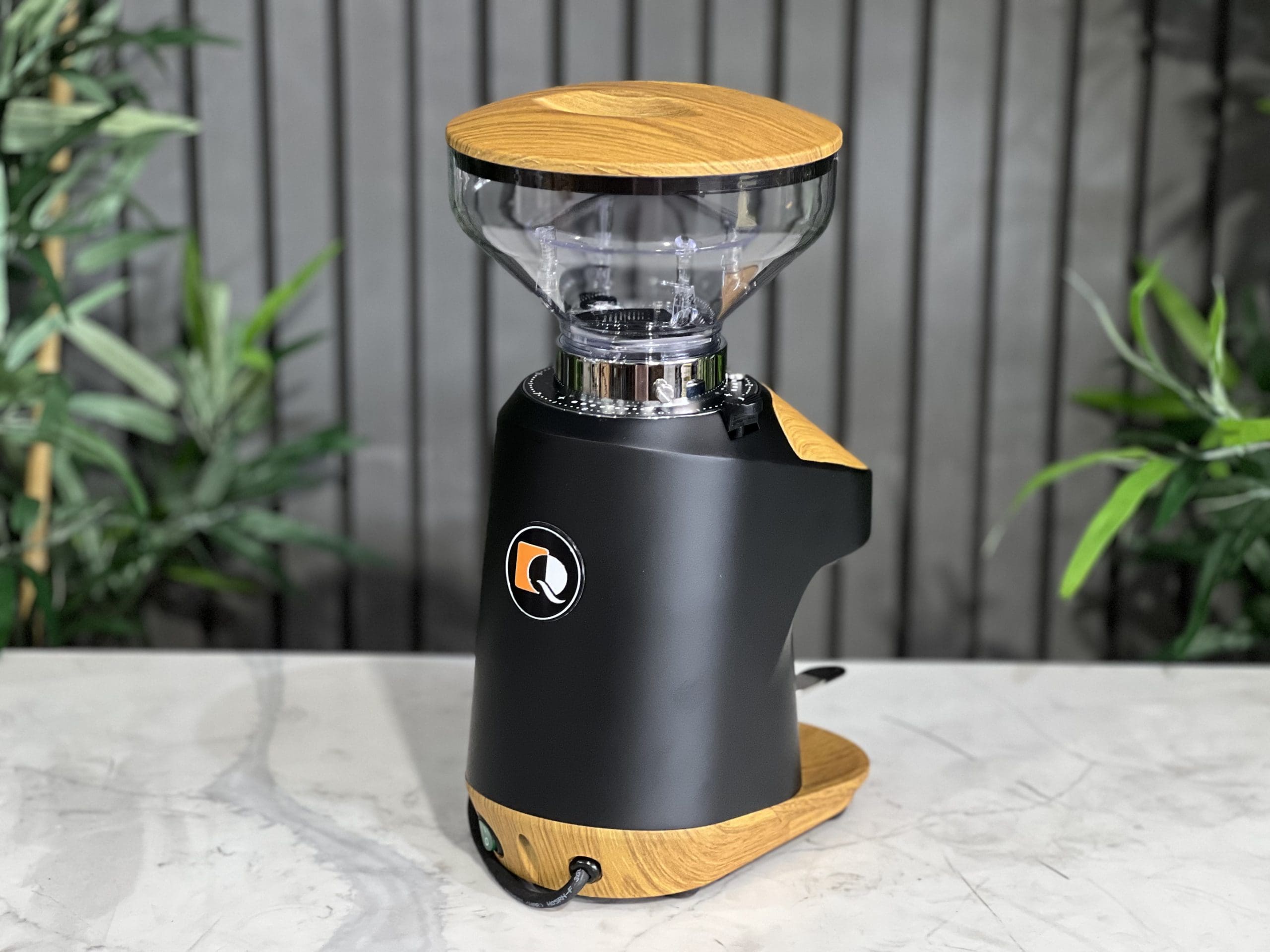 Quamar Nemo-Q Black - Coffee Grinder - Timber