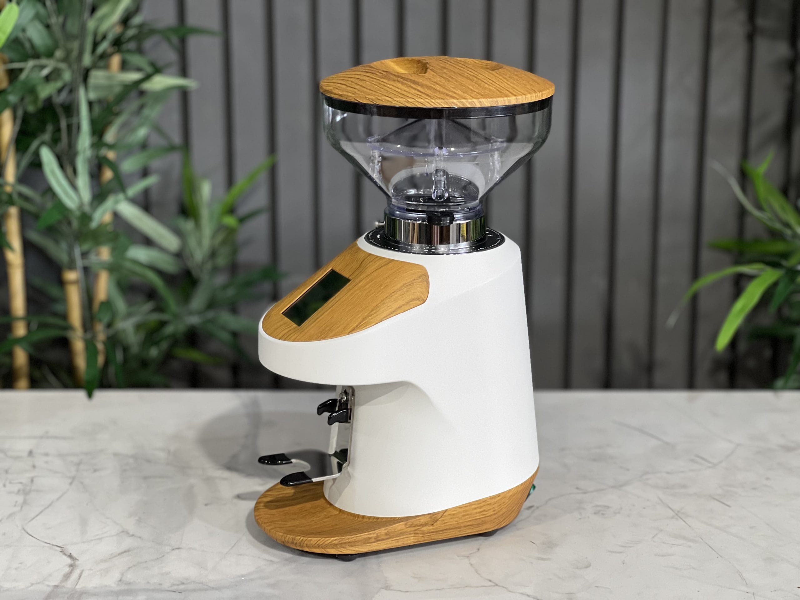 Quamar Nemo-Q White - Coffee Grinder - Timber